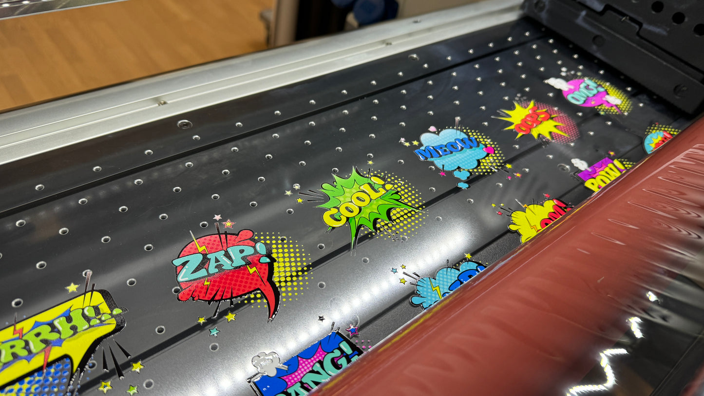 UV DTF-klistermärke - Efter storlek