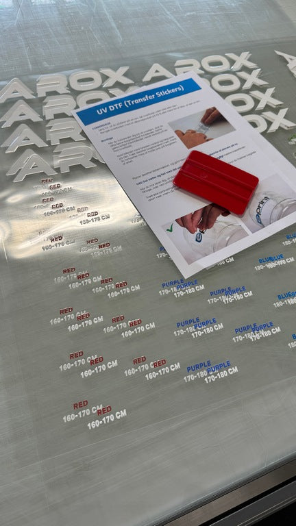 UV DTF-klistermärke - Efter storlek