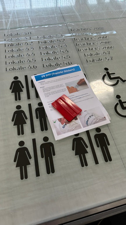 UV DTF-klistermärke - Efter storlek