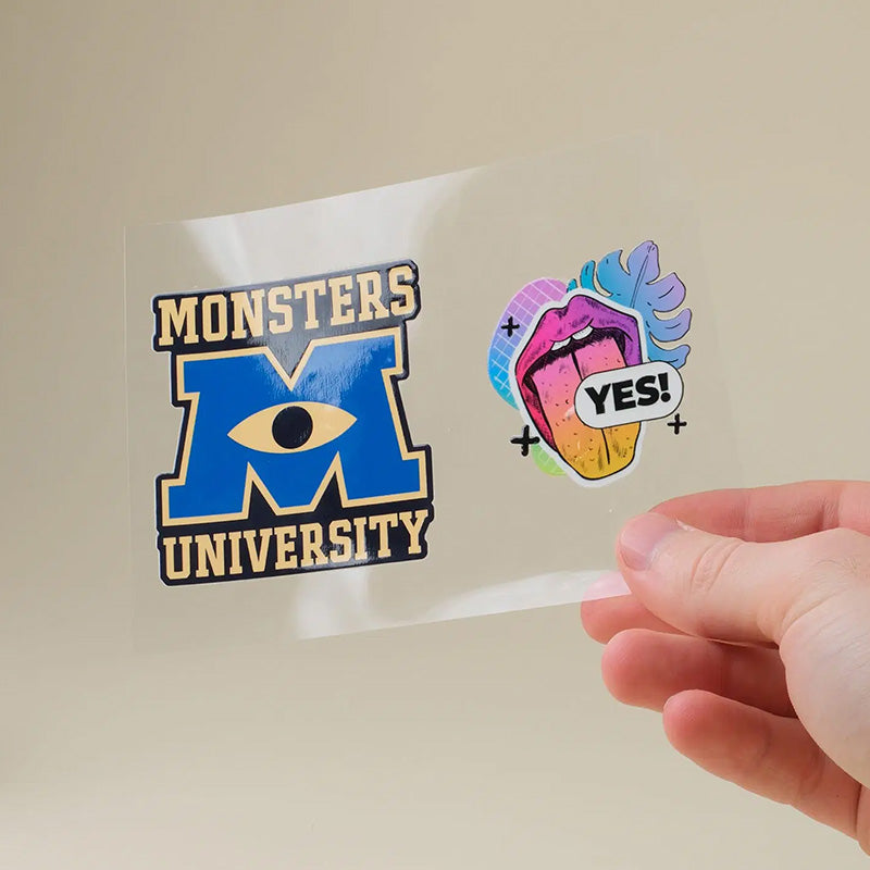 Gratis provpaket DTF + UV-klistermärken